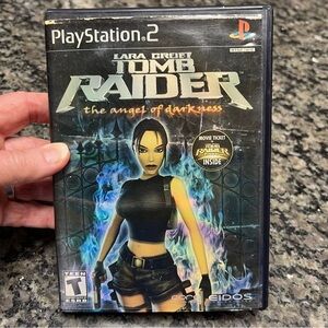 Sony PlayStation 2 Tomb Raider Angel of Darkness Black